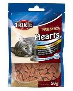 Maiustused kassidele pardi- ja ulukilihaga PREMIO Hearts / 50g