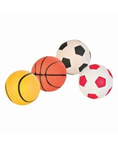 Mänguasi koertele Pall, vahtkummist, ujuv, ø 6 cm juhuslik värv