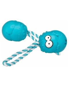 Mänguasi koertele Bumpies köiega Piparmünt M / 7-16kg sinine