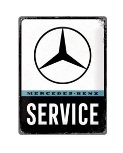 Metallplaat 30x40cm / Mercedes-Benz Service