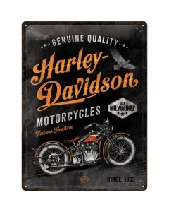Metallplaat 30x40cm / Harley-Davidson - Timeless Tradition