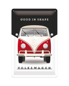 Metallplaat 20x30cm / VW Good in shape / KO