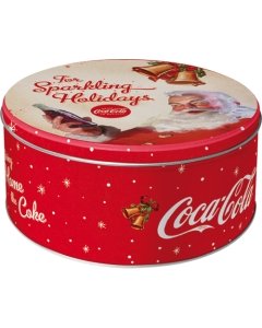 Metallpurk ümar / L 3D Coca-Cola For Sparkling Holidays 