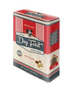Metallpurk / XL / 3D Dog Food2 / LM