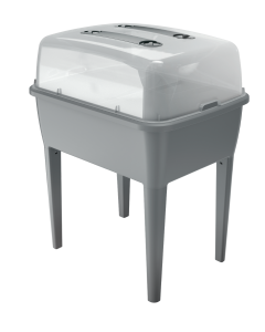 Kaanega minikasvuhoone jalgadel / 770x580x963mm / hall