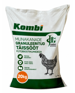 Munakanade granuleeritud täissööt fütobiootikumidega
