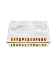 Munade hoidmise kast kaanega / 34х28,5х10,5cm / valge