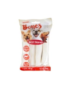 Best Friend koera maius Bones närimisrull valge S/M ./ 100g