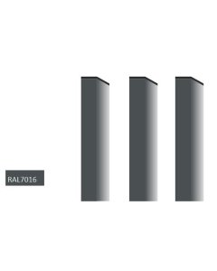 Aiapost 80x80mm RAL7016 hall