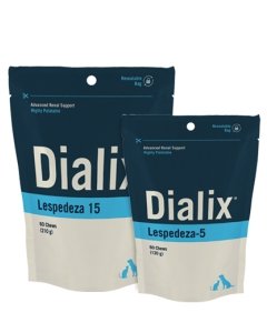 VetNova Dialix® Lespedeza-5 täiendsööt-dieettoode neerufunktsioonide toetuseks kassil või koeral