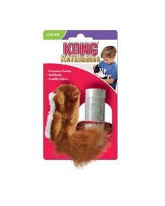 Kong Squirrel oravakujuline mänguasi kassidele 
