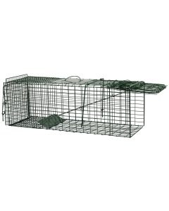 Püünis tsingitud 94x31x31cm ühe sissepääsuga / roheline PVC