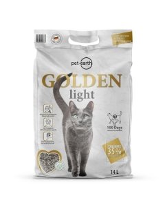Paakuv kassiliiv Golden Light aaloe vera lõhnaga / 14 l