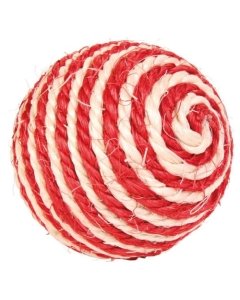Kassi mänguasi sisaliga pall / Ø6cm 