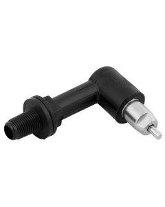 Varuosa: pikendusega nippel / 1tk / must