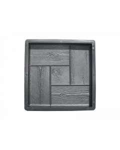 Plastvorm Plaat (puidumustriga ruut keskel) / 30x30x3cm
