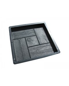 Plastvorm Plaat (puidumustriga ruut keskel) / 30x30x3cm