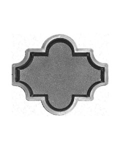 Plastvorm Ristikhein krobeline / 26,7x 21,8 x 6,0cm