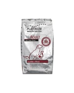 Platinum Adult Lamb+Rice kuivtoit lambaliha ja riisiga täiskasvanud koertele / 5kg