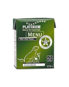 Platinum Menu märgtoit värske kanalihaga / 375g