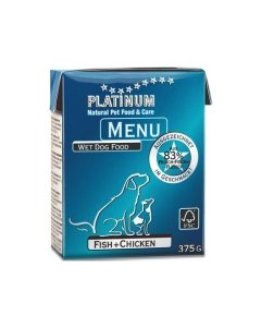 Platinum Menu märgtoit kanaliha ja kalaga / 375g