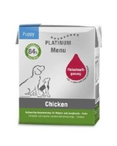 Platinum Menu Puppy märgtoit värske kanalihaga kutsikale / 90g