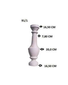 Plastvorm Post (2 poolt) / 70x16,5cm
