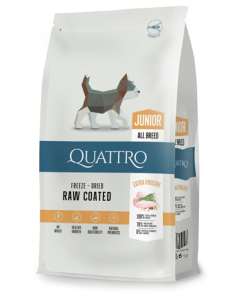 QUATTRO kuivtoit noortele koertele linnulihaga 7kg