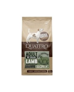 QUATTRO kuivtoit väikest tõugu täiskasvanud koertele lambalihaga 7kg