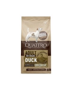 QUATTRO kuivtoit väikest tõugu täiskasvanud koertele pardiga 7kg