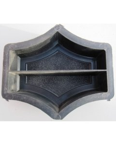 Plastvorm lõigatud ringi vahetükk (2 poolikut) / 23,0x23,0x4,5cm