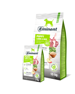 Eminent Puppy Lamb & Rice 29/16 gluteenivaba koeratoit igat tõugu kutsikatele, tiinetele ja imetavatele koertele / 3kg