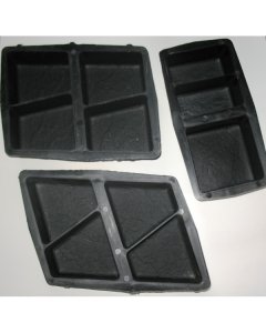 Plastvormi komplekt Rooma kivi / 3 tk