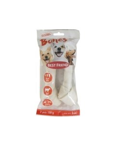 Best Friend koera maius Bones sõlmkont valge S/M / 130g