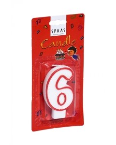 Sünnipäevaküünal "6" / ca 12min