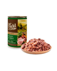 Sam's Field Chicken & Carrot konserv koertele kanaliha ja porgandiga 400g