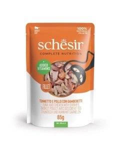 Schesir Cat kassikonserv Tuna and Chicken with Shrimps
