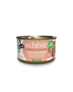 Schesir Complete Nutrition kassikonserv tuunikala ja lõhega tarretises