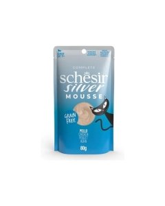 Schesir Silver Cat kanaliha + kõrvits vaht eakatele kassidele 80g