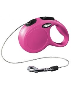 Flexi jalutusrihm New Classic cord M / roosa/ 5m
