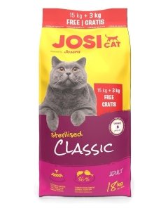 JosiCat Classic kuivtoit taiskasvanud ja steriliseeritud kassidele