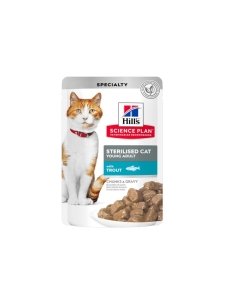 Hill´s Science Plan Young steriliseeritud kassi einekotike forelliga / 85g