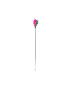 FLAMINGO kassi mänguasi suled pulga otsas / 59cm