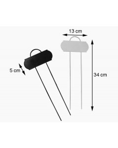 Metallist taimesilt / 130x50mm