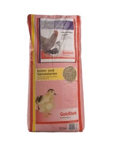Täissööt kana-, pardi- ja hanetibudele Golddott / 25kg