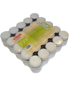 Teeküünlad pakkis / 100tk / 4h / valge
