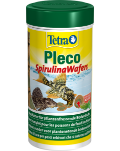 Tetra kalade täissööt Pleco spirulina wafers / 250ml