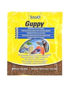 Tetra kalade täissööt Guppy mini flakes / 12g