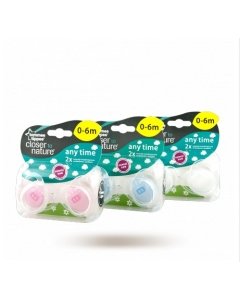 Tommee Tippee lutt silikoon 2tk 0-6kuud Anytime
