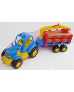 Traktor palgiveokäruga Mighty